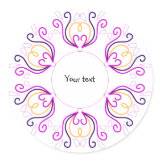 Colorful Doodle - customizable sticker