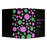 colorful dots binders