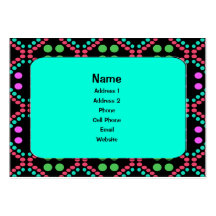 Colorful dots business cards