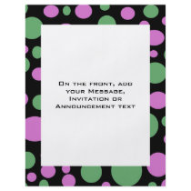 colorful dots flyers