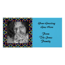 colorful dots frame photo cards by DonnasPhotoFrames colorful dots frame photo cards