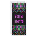 Colorful dots invitations