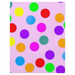 colorful_dots_on_pink flyers