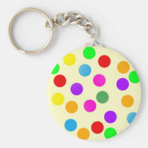 colorful_dots_on_yellow keychains