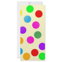 colorful_dots_on_yellow rack card template