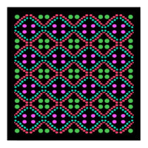 colorful dots pattern posters