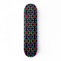 colorful dots pattern custom skate board