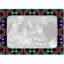 colorful dots photo frame photo sculptures