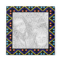 colorful dots photoframe magnets