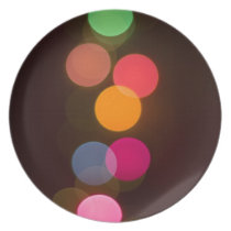 Colorful dots Photography Plate plates