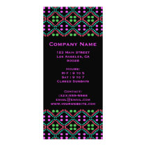 Colorful dots rack cards