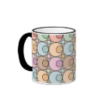 Colorful Dots Ringer Mug