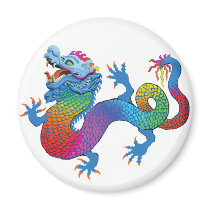 Colorful Dragon Magnet
