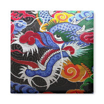 Colorful Dragon magnets