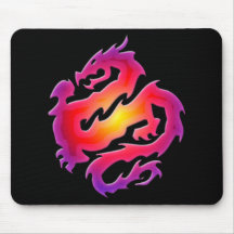 COLORFUL DRAGON MOUSE PAD