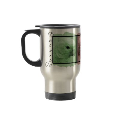 Colorful Ducorps Cockatoo Travel Mug by MenagerieMayhem