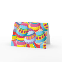 Colorful Easter Eggs - Fiesta Colors cards