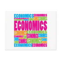 Colorful Economics Post Cards