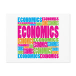 Colorful Economics Post Cards
