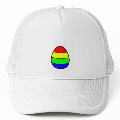 Colorful Egg Mesh Hat by lonvig