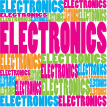 Colorful Electronics photo sculptures by busybees Colorful Electronics photo sculptures