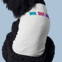 Colorful English Foxhound Silhouettes pet clothing by MenagerieMayhem Colorful English Foxhound Silhouettes pet clothing