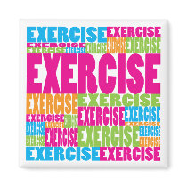 Colorful Exercise Magnet