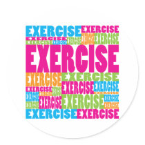 Colorful Exercise Sticker