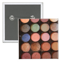 Colorful eyeshadows buttons