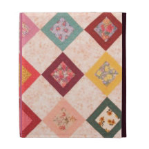 Colorful Fabrics Pattern iPad Folio Case