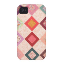 Colorful Fabrics Pattern iPhone 4 Case