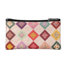 Colorful Fabrics Pattern Makeup Bags