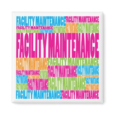 Colorful Facility Maintenance Magnet