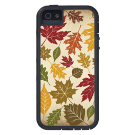 Colorful Fall Autumn Tree Leaves Pattern Case For iPhone 5/5S