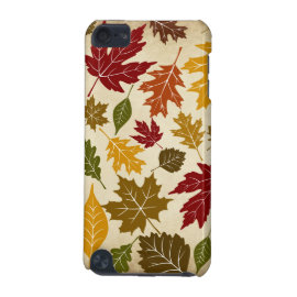 Colorful Fall Autumn Tree Leaves Pattern iPod Touch 5G Cover