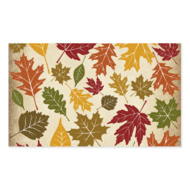 Colorful Fall Autumn Tree Leaves Pattern Sticker