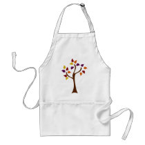 Colorful Fall Tree Aprons
