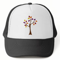 Colorful Fall Tree Hat