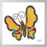 Colorful Fantasy  Butterfly-05 posters