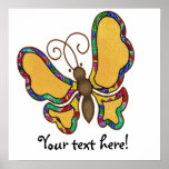 Colorful Fantasy  Butterfly-05 posters