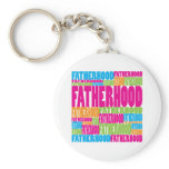 Colorful Fatherhood Keychains