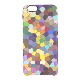 Colorful Faux Stained Glass Look Uncommon Clearly™ Deflector iPhone 6 Case