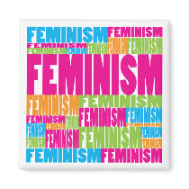 Colorful Feminism Magnets