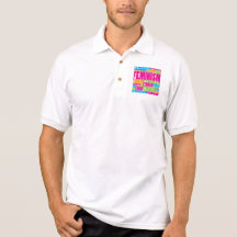 Colorful Feminism Polo Shirts