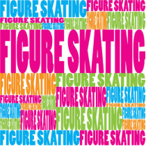 Colorful Figure Skating photo sculptures by busybees Colorful Figure Skating photo sculptures