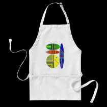 Colorful Fish Designed Apron