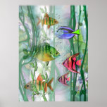 Colorful Fishies Print