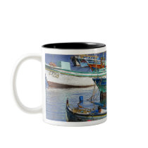 Colorful fishing boats in the Harbor of Mugs