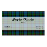 Colorful Fletcher Plaid Custom Business Card business cards
