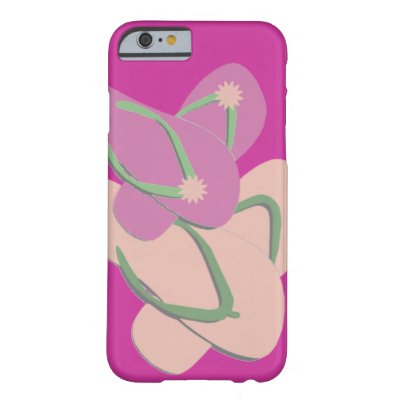 Colorful Flip Flops Vector Art Barely There iPhone 6 Case